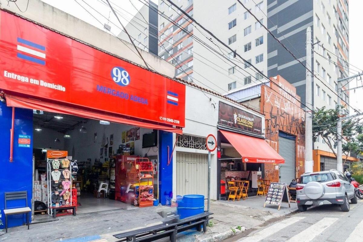 Refinado Studio No Bras Com Piscina/Metro Bras São Paulo Eksteriør billede